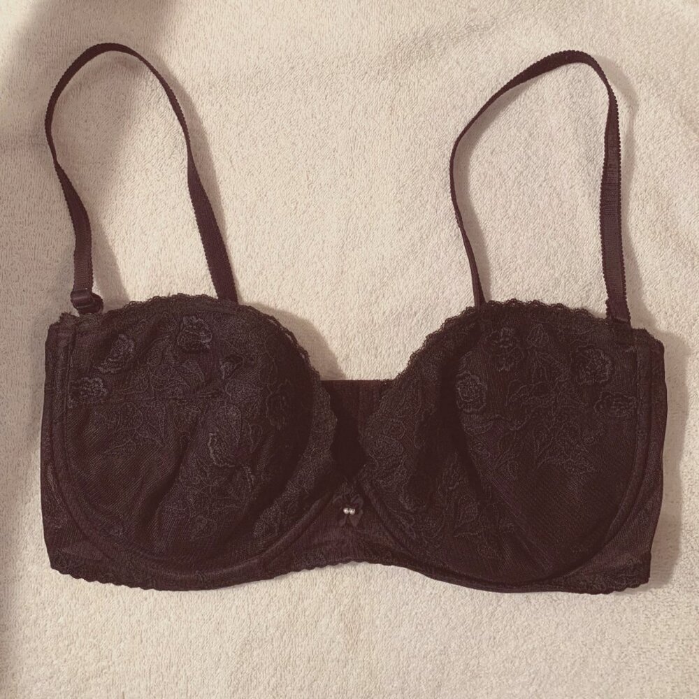 *HP* Wacoal black bra with detachable straps